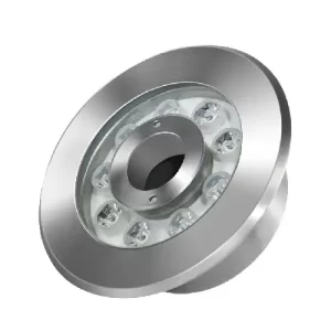 AF-9x3-30 ARO DE FUENTE, 9x3W, BLANCO CALIDO (3000°K), 12Vcd, IP68, C/ CABLE 3MTS, ACERO INOX