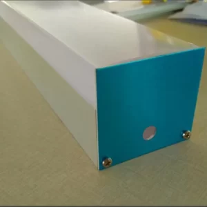 CA-5550-N CANAL ALUMINIO SOBREPONER NATURAL C/CUBIERTA PC FROST,55x50x2000MM PARA TIRAS DE 7-30 W/M (NO INCLUIDAS). INCLUYE 2 KITS CA-5550-ACC