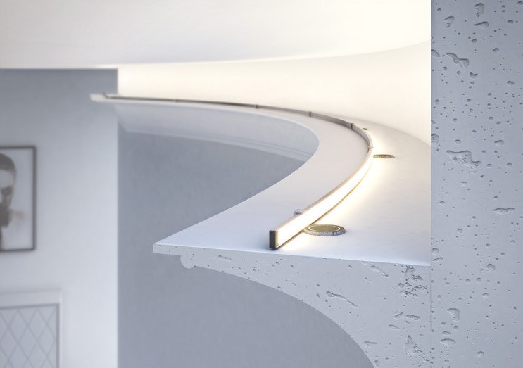 Perfil de Aluminio Flexible LED 14x3.8mm </ul> Cubierta Frost para COB </ul> CA-1404-F-S - Imagen 7
