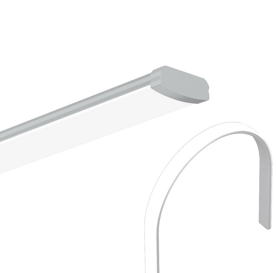 Perfil de Aluminio Flexible LED 14x3.8mm </ul> Cubierta Frost para COB </ul> CA-1404-F-S - Imagen 2