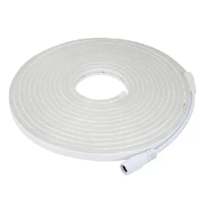 NF-4x10-10W-30 5M NEON FLEX LED, 4x10 MM,12VCD,10W/M,IP65, P/ RANURA DE 4 MM,CORTE 25 MM, 3000°K