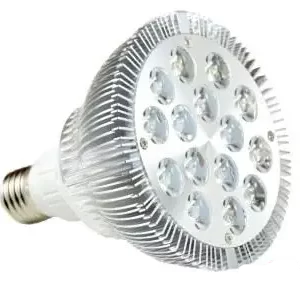 Lámpara LED tipo PAR38-15x1W-A, E27, 2700K , Luz calida , 16 Watts