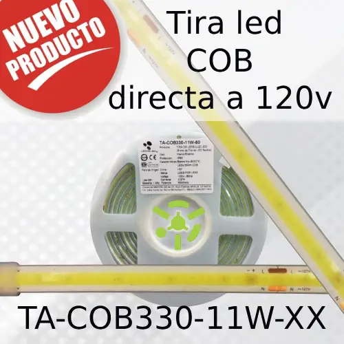 Tira led cob a 120v